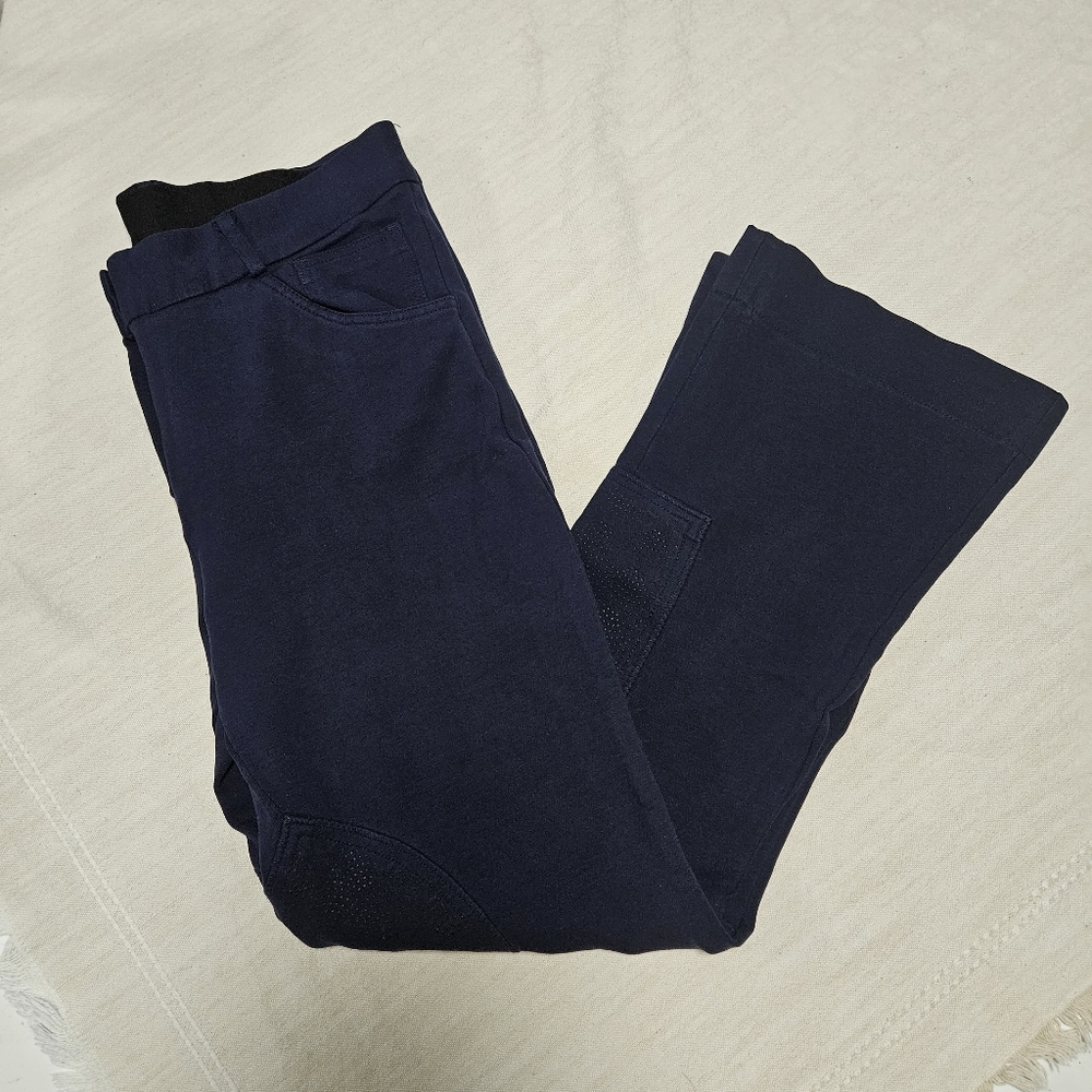 Piper By Smartpak Navy Blue Riding Pants Breeches Equestrian Sz 38R Horse Girl